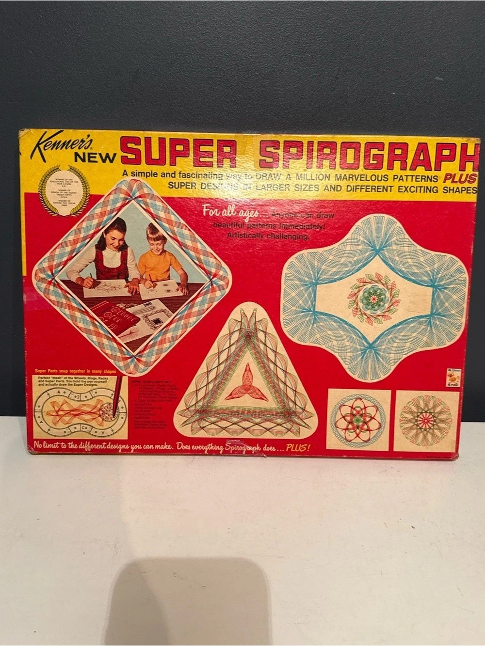 Kenner Super Spirograph Vintage Geometric Learning Toy